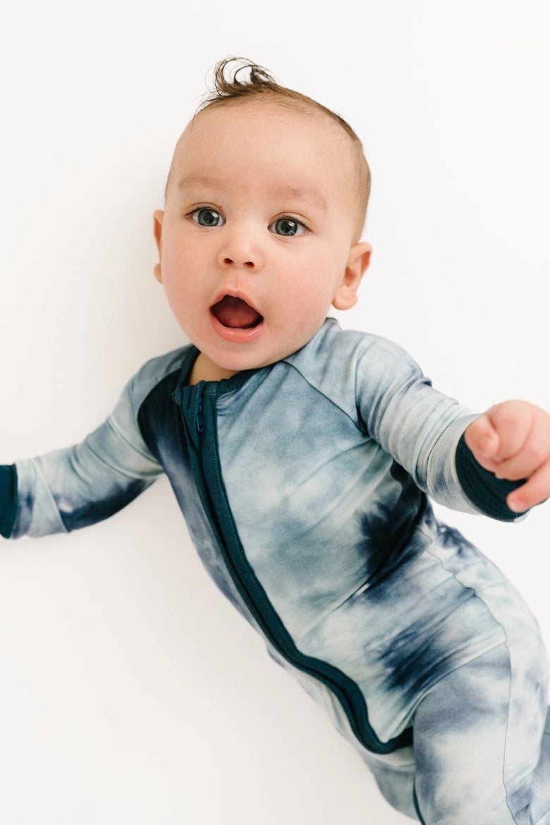 Blue Tie Dye Bamboo Sleeper