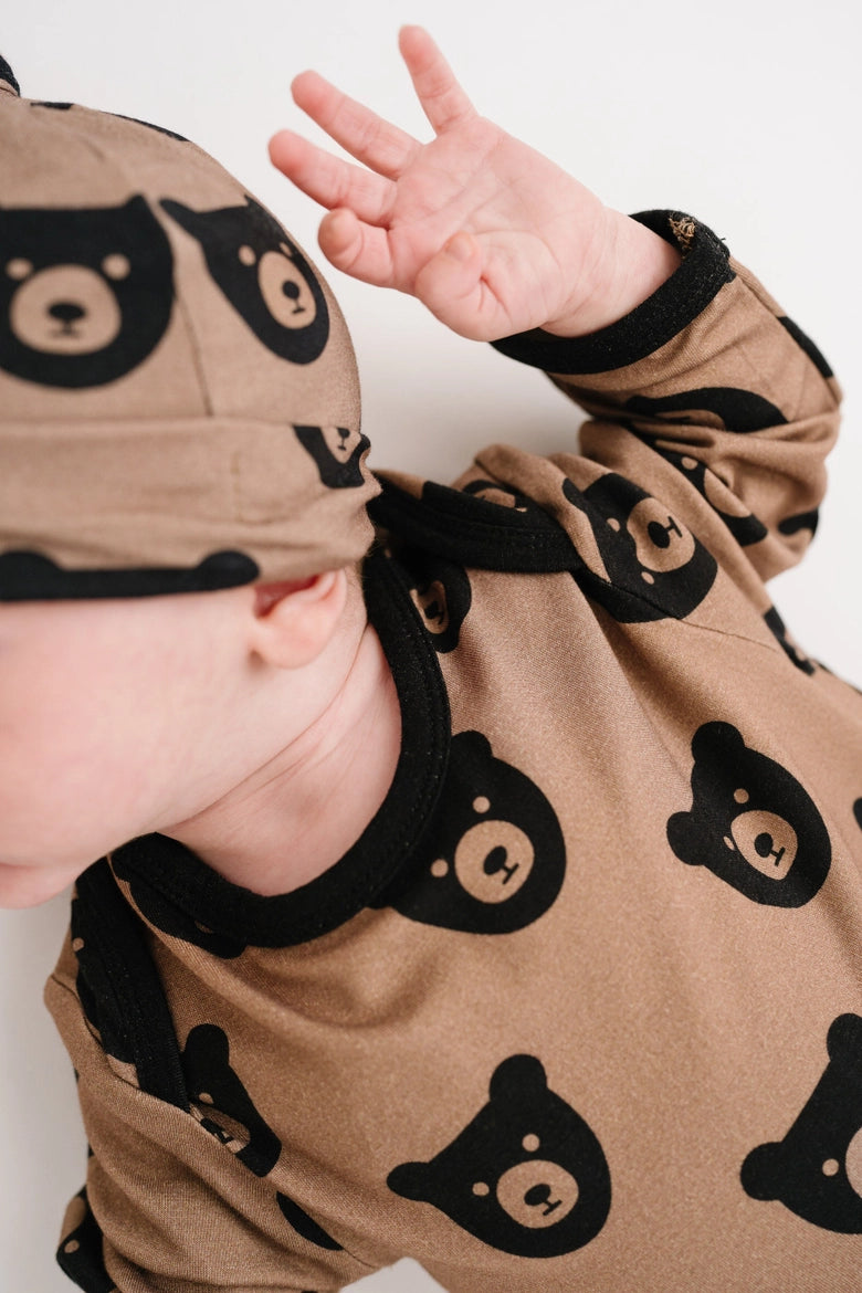 Brown Bear Sleep Gown Set