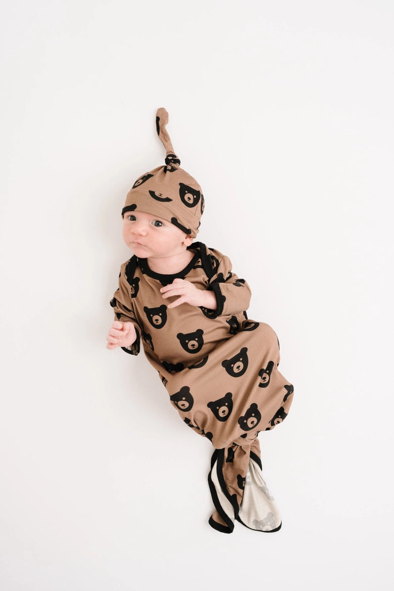 Brown Bear Sleep Gown Set