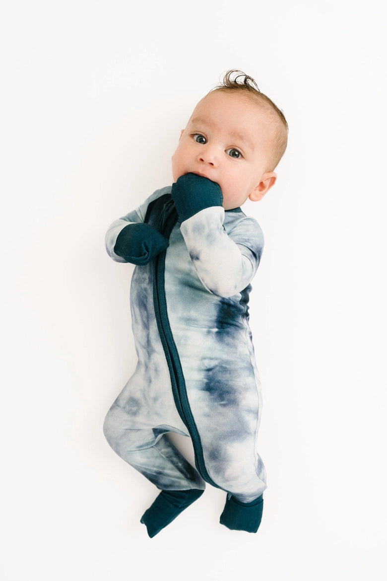 Blue Tie Dye Bamboo Sleeper