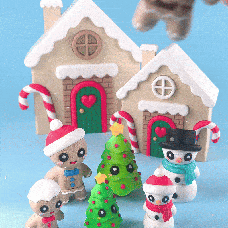 Gingerbread House Christmas Playset — “Baked With Love” Holiday Toy Set 🍪🎄(Limited Edition)