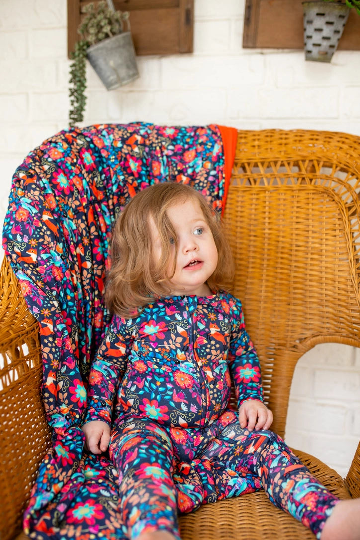 Foxy Folksy Zip Convertible Footie