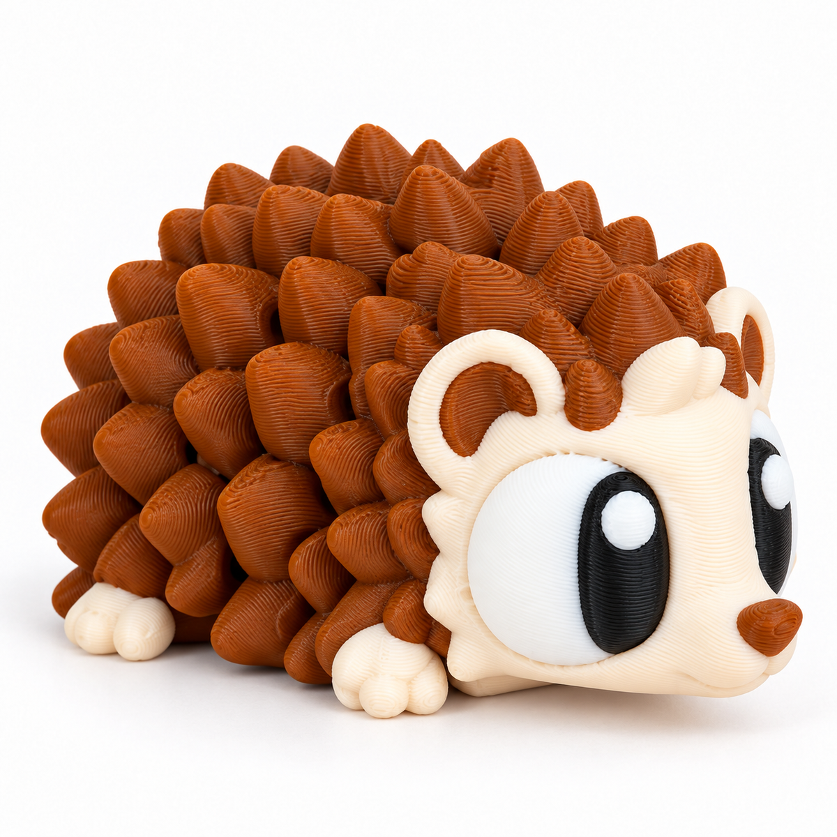 Flexi Hedgehog — included in Woodland Wanderers — 5 Animals; edited reference image on white.