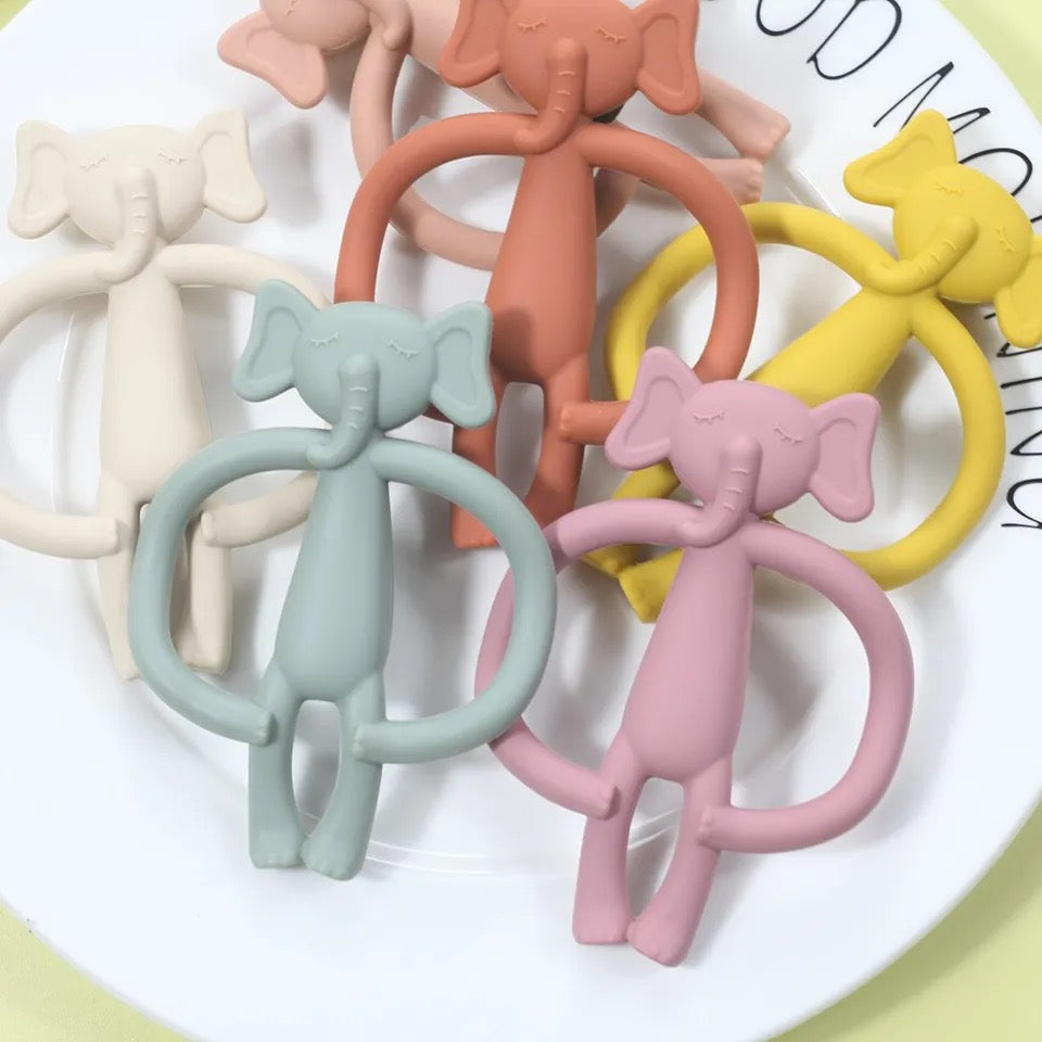 Baby Teething Silicone Elephant Teether