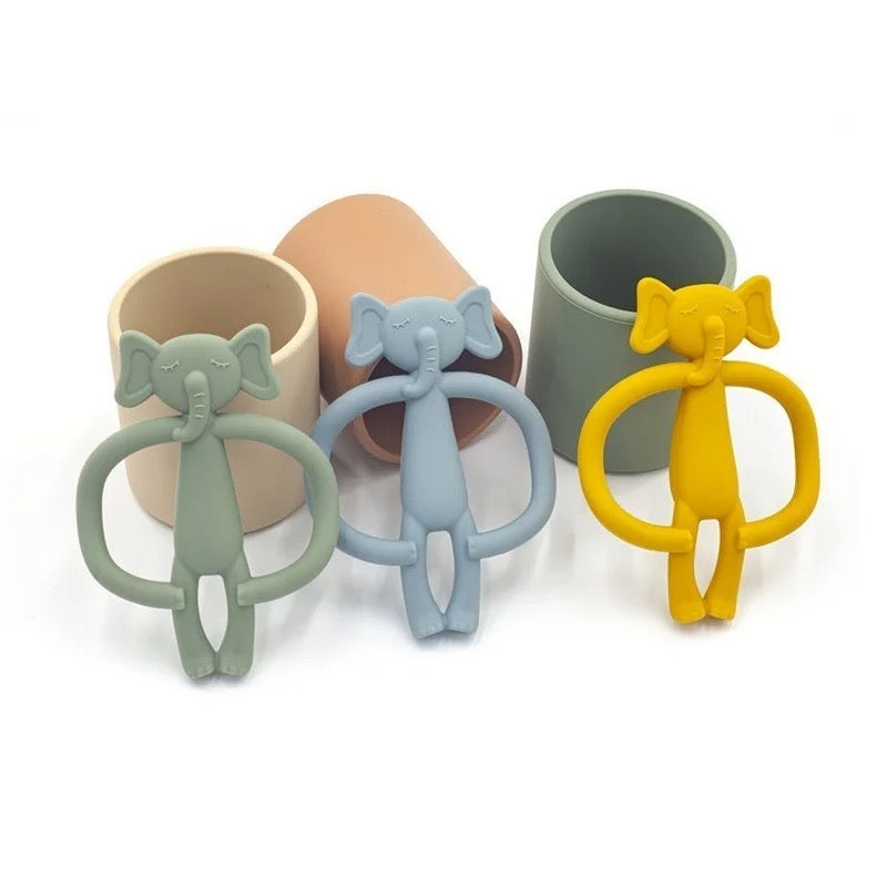 Baby Teething Silicone Elephant Teether