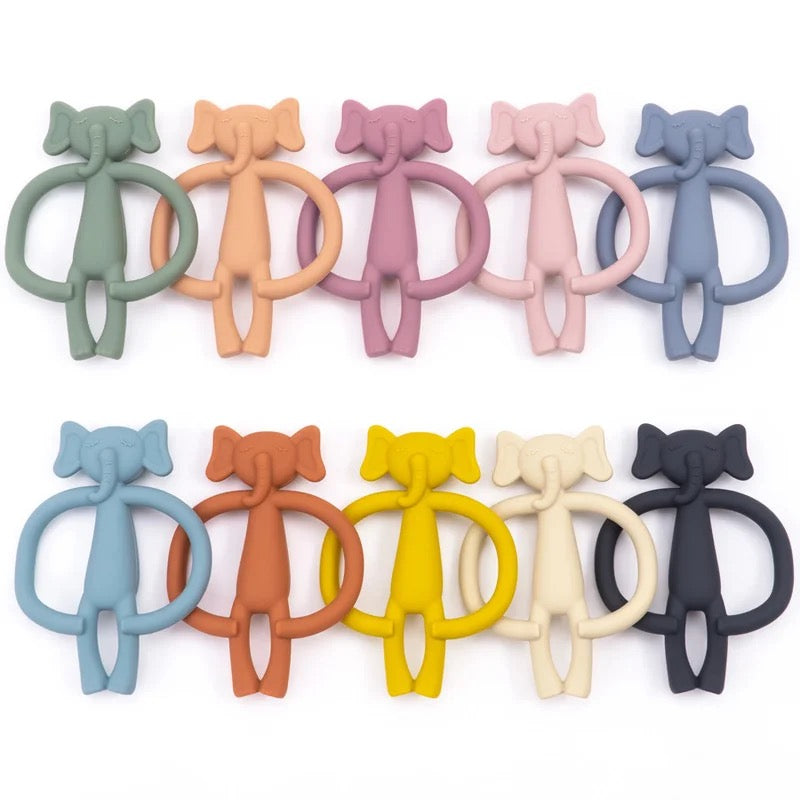 Baby Teething Silicone Elephant Teether