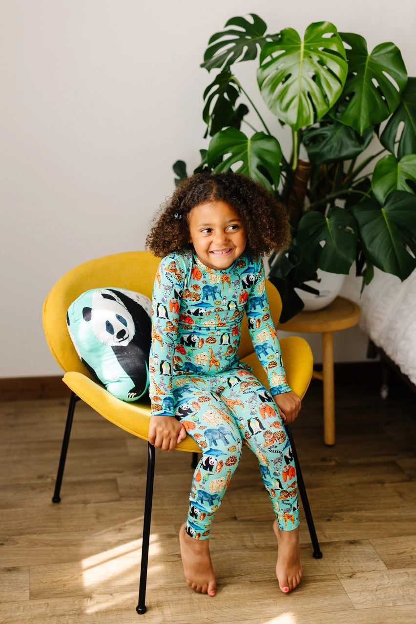 Wild Animals Long Sleeve PJ Set