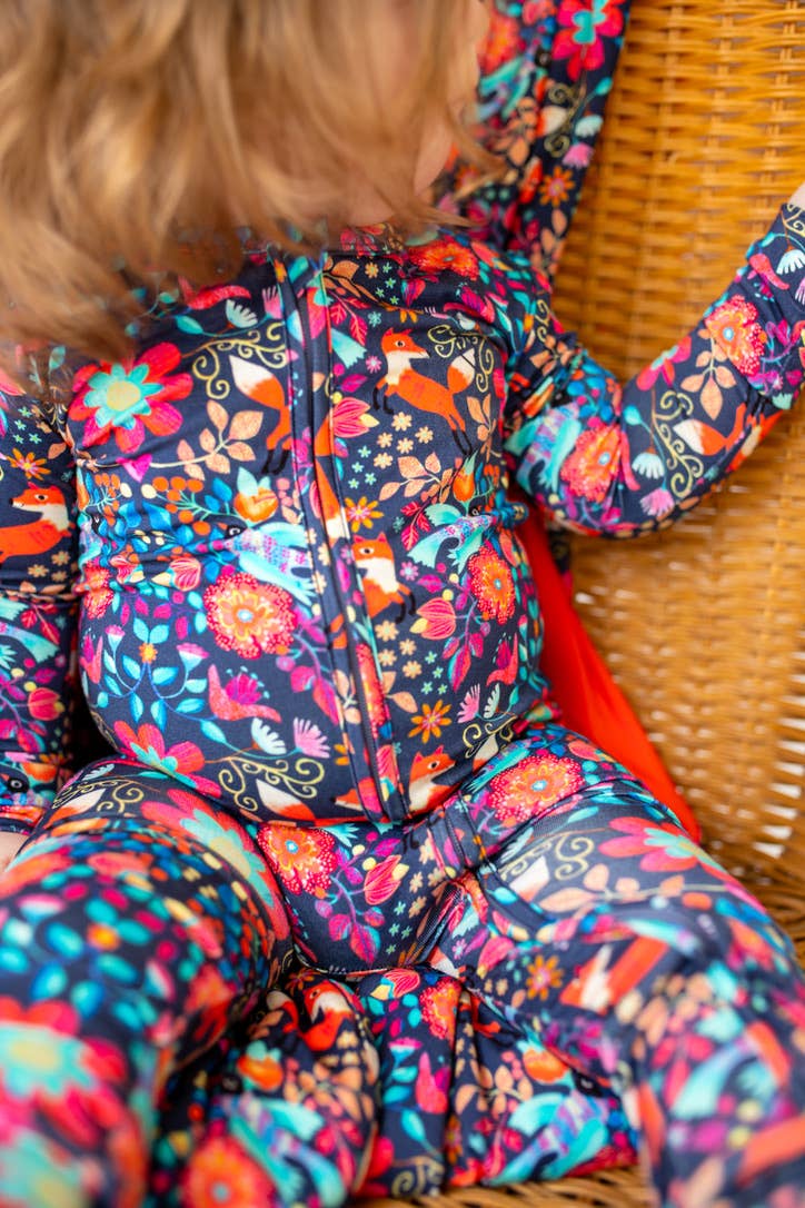 Foxy Folksy Zip Convertible Footie