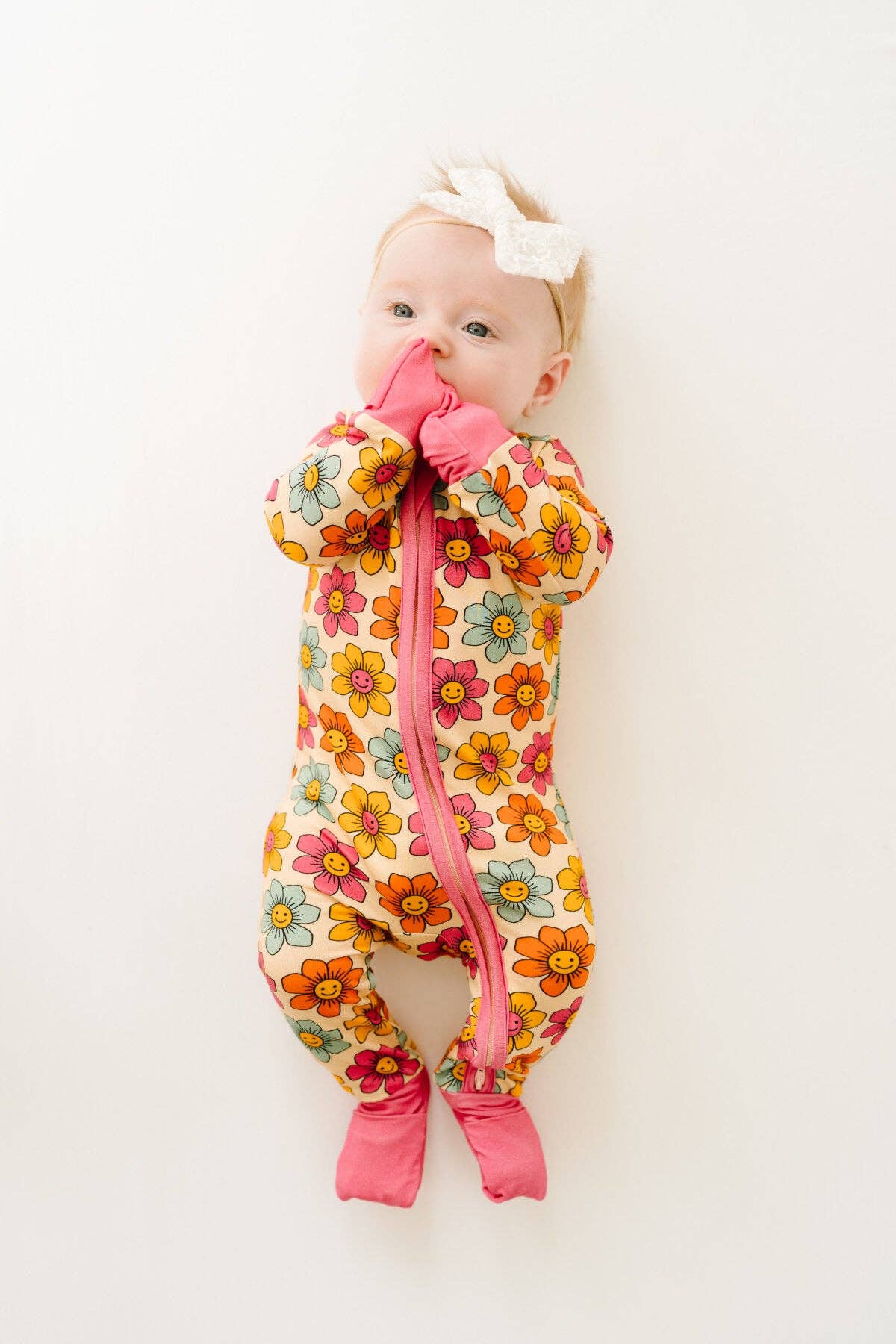 Smiley Flower Bamboo Sleeper