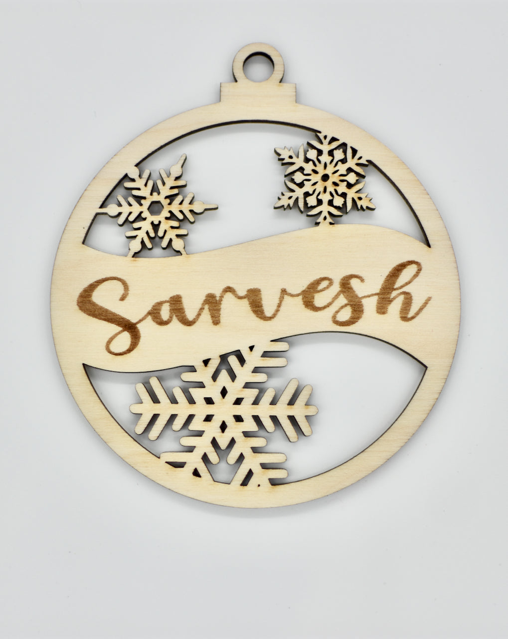 Personalized Christmas Ornament - Engraved - HappyBundle