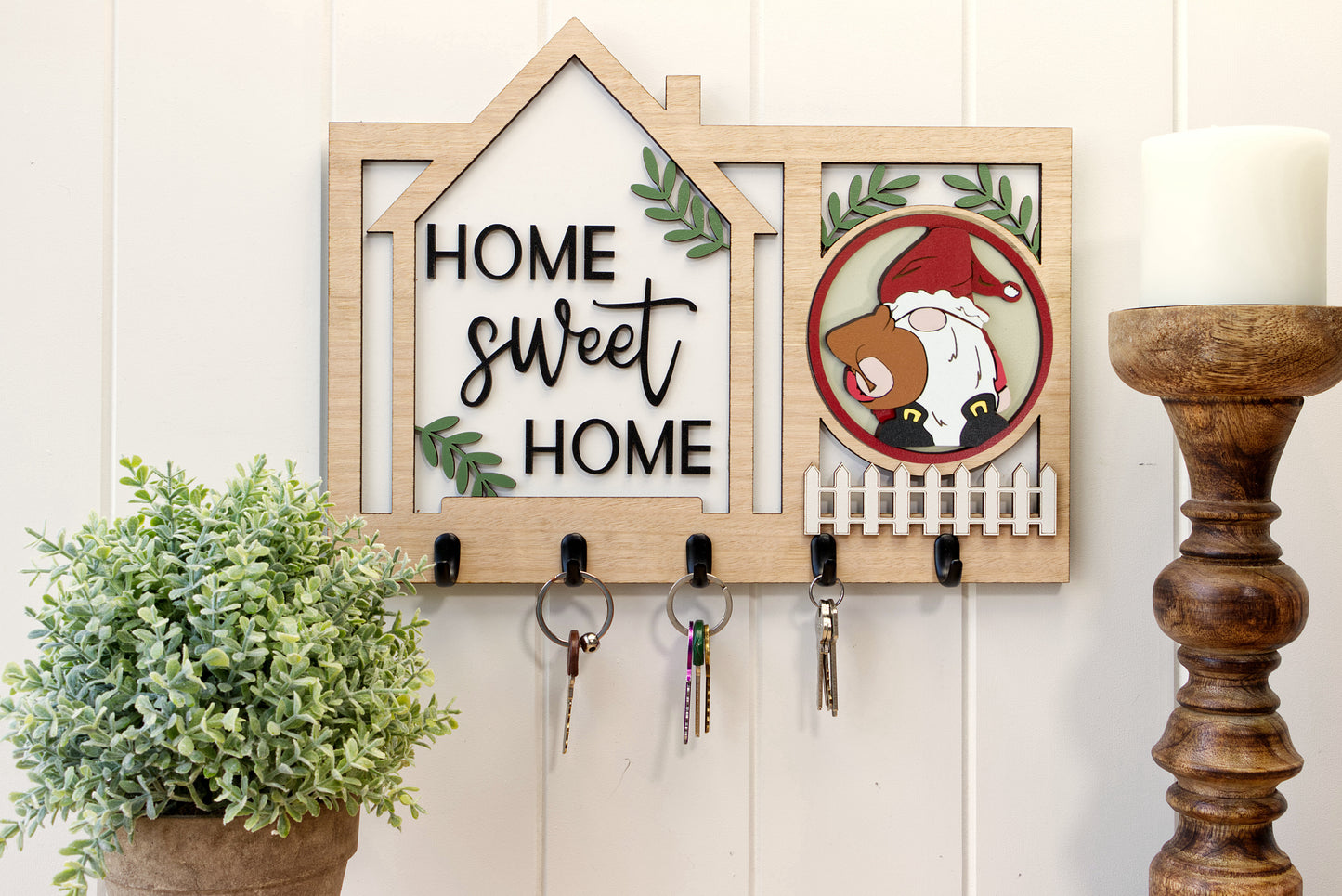 3d Home Sweet Home Key Sign - HappyBundle