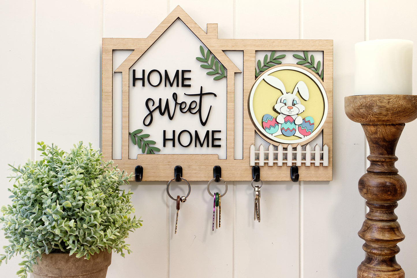 3d Home Sweet Home Key Sign - HappyBundle