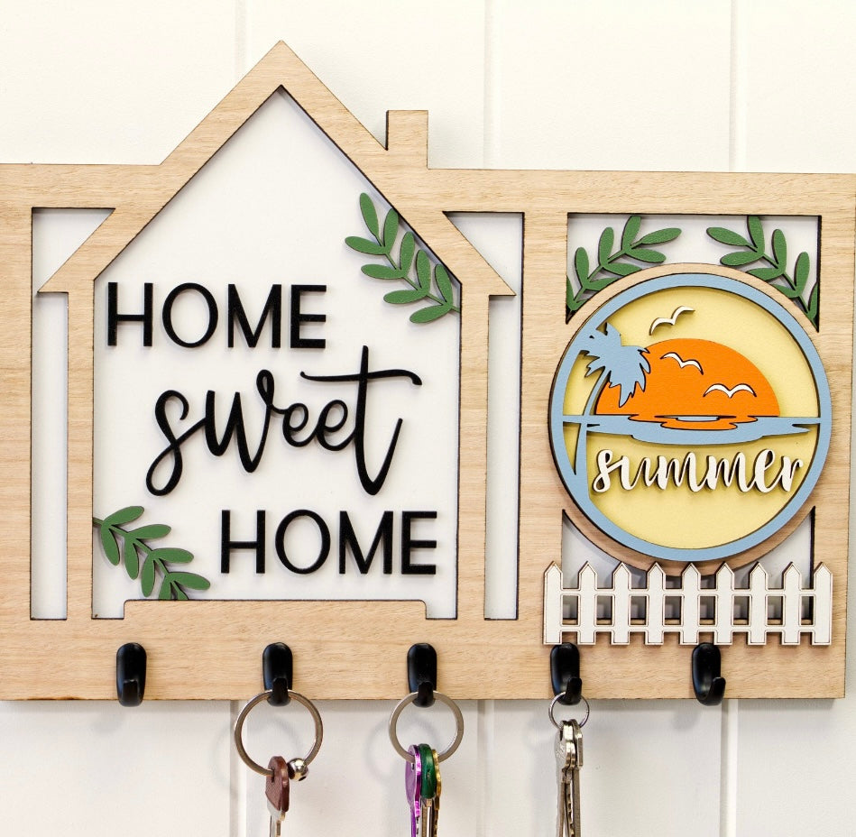 3d Home Sweet Home Key Sign - HappyBundle