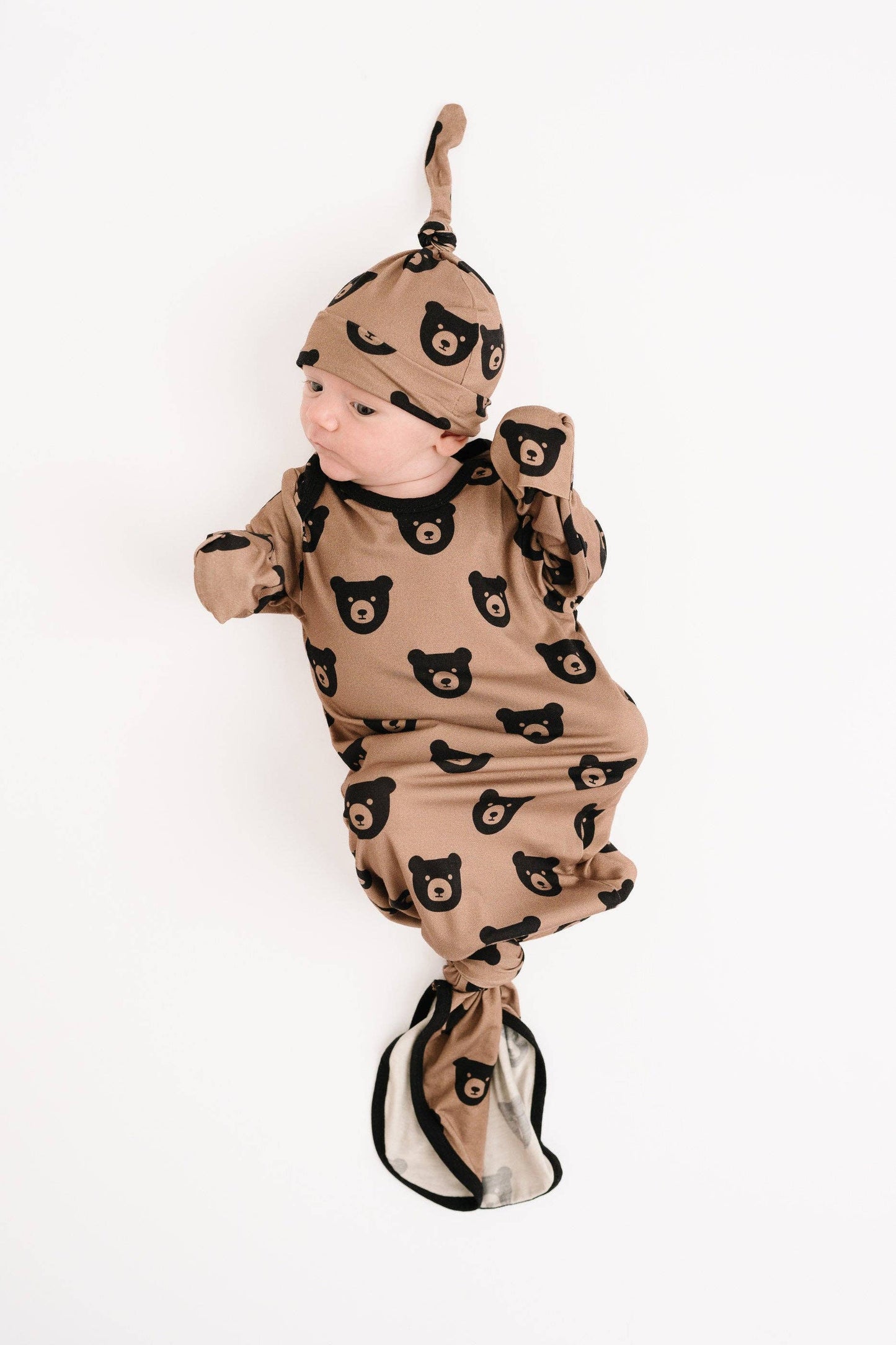 Brown Bear Sleep Gown Set