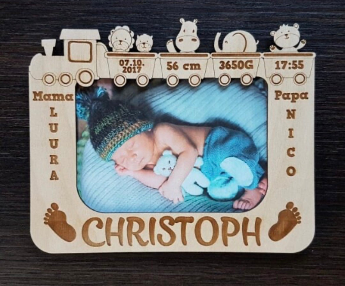 Baby Stats Photo Frame | Birth Details