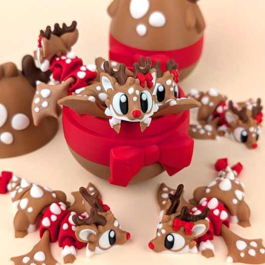 Reindeer Surprise Box – Festive Collectible Set
