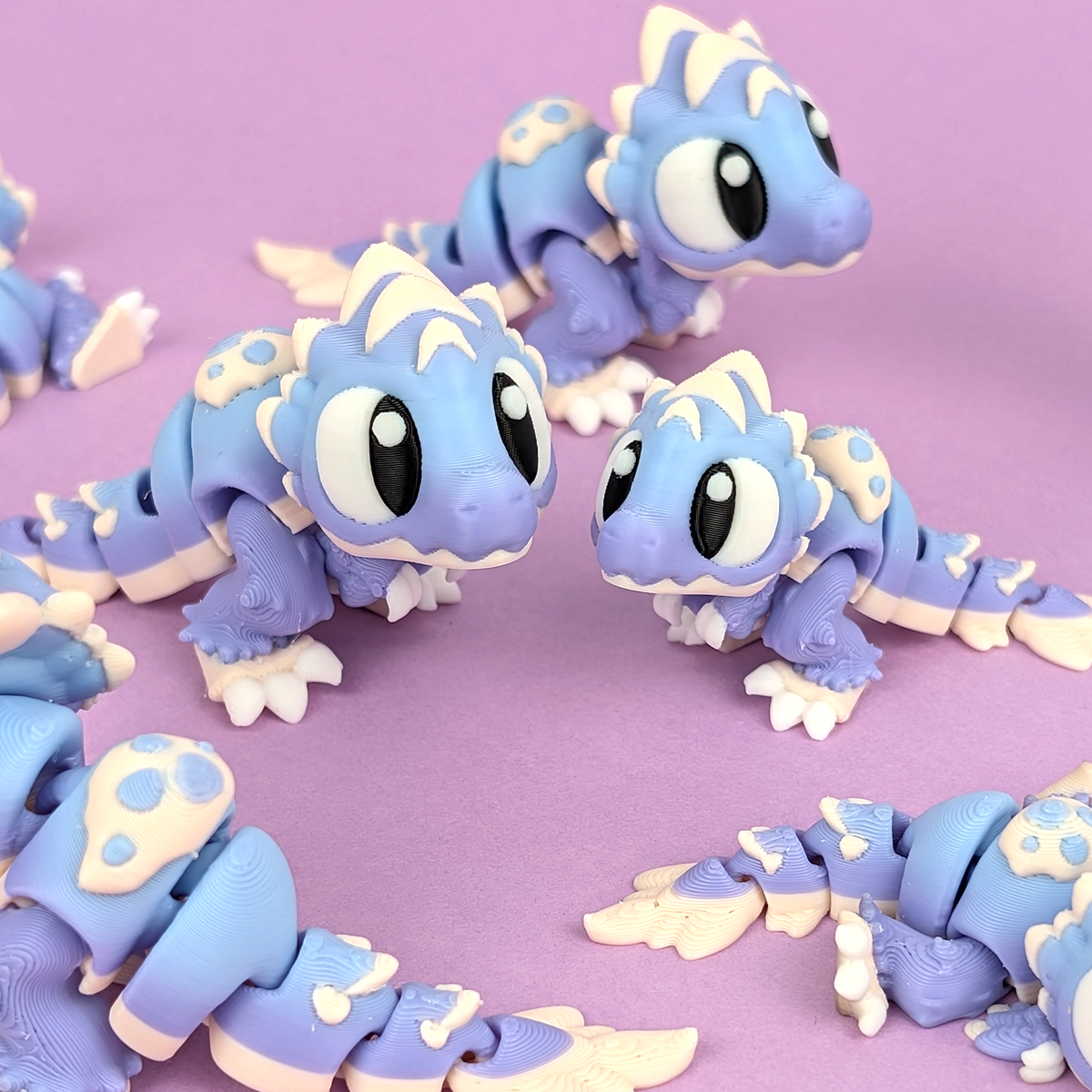 Example included in Dino Bundle 1 — Set of 5: Baby Velociraptor; complete-group image pending.