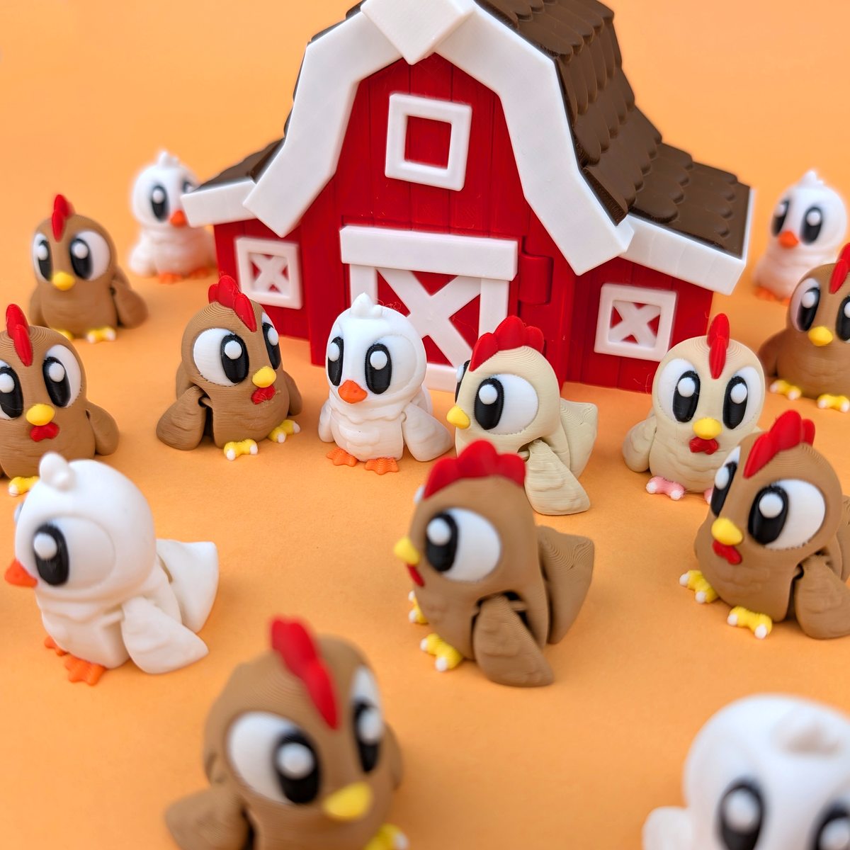 Chicken & Duck Barn Playset