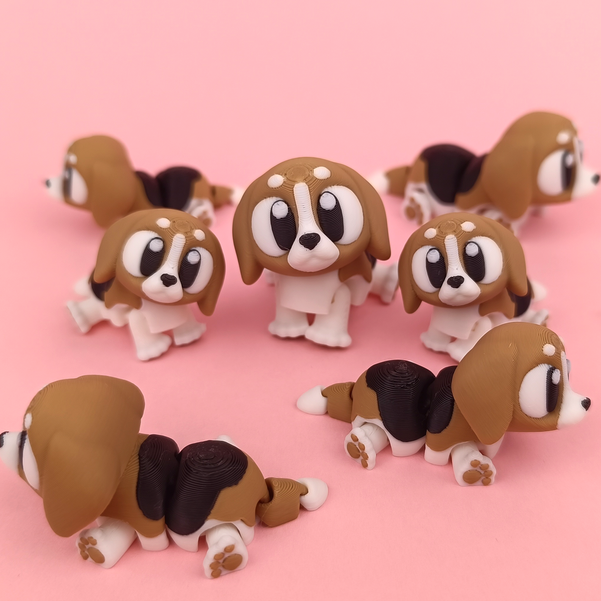 Pets & Little Companions example: Flexi Beagle. Choose a character using the animal picker.