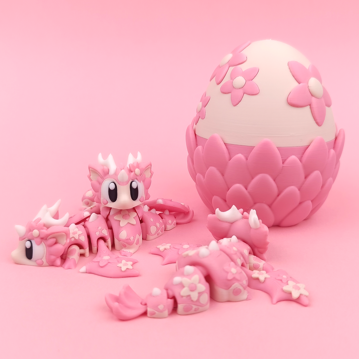 Cherry Blossom Mini Dragon and Egg