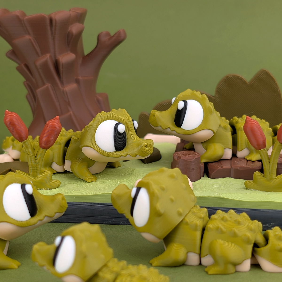 Example included in Rainforest Bundle 2 — Set of 6: Flexi Crocodile; complete-group image pending.