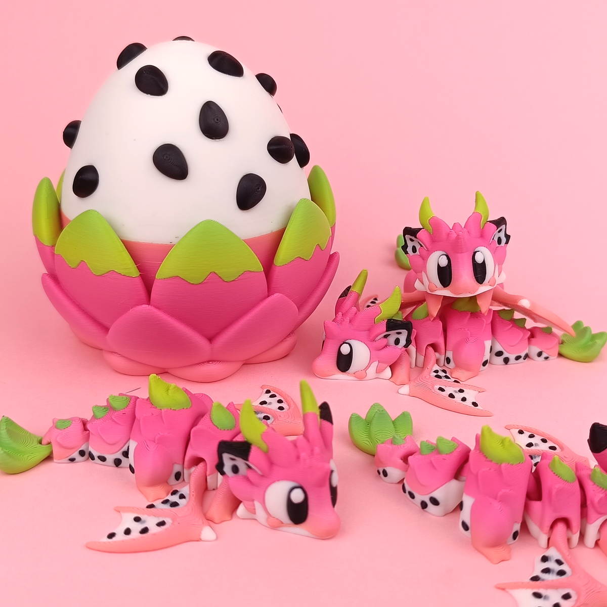 Example included in Dragon Bundle 2 — Set of 5: Dragon Fruit Mini Dragon; complete-group image pending.