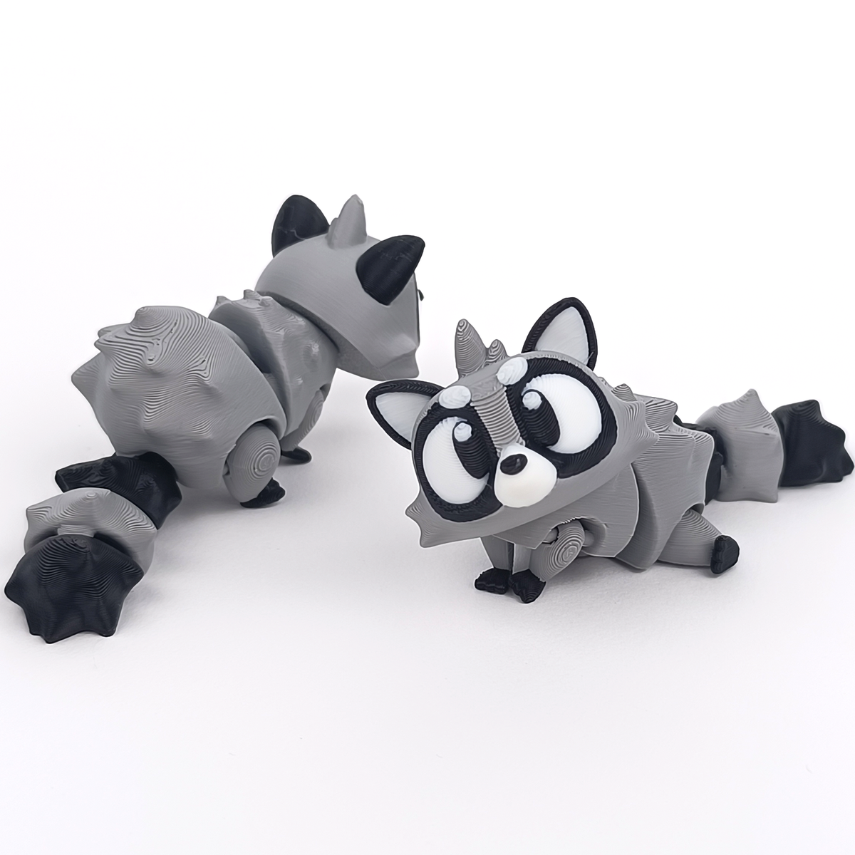 Forest & Woodland Animals example: Flexi Raccoon. Choose a character using the animal picker.