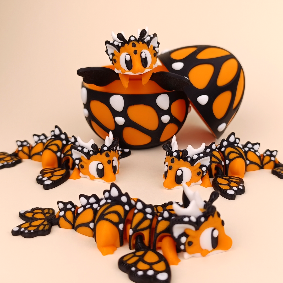 3DGOB design reference for Butterfly Mini Dragon. Display figures and scenery follow the selected package; see included contents.