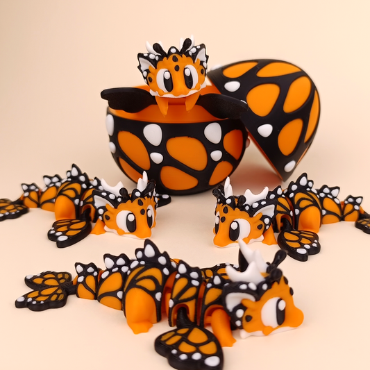 3DGOB design reference for Butterfly Mini Dragon. Display figures and scenery follow the selected package; see included contents.