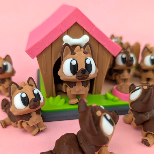 3DGOB design reference for Mini Backyard Playset. Display figures and scenery follow the selected package; see included contents.