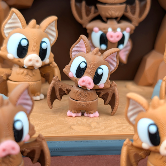 3DGOB design reference for Mini Cave Playset. Display figures and scenery follow the selected package; see included contents.