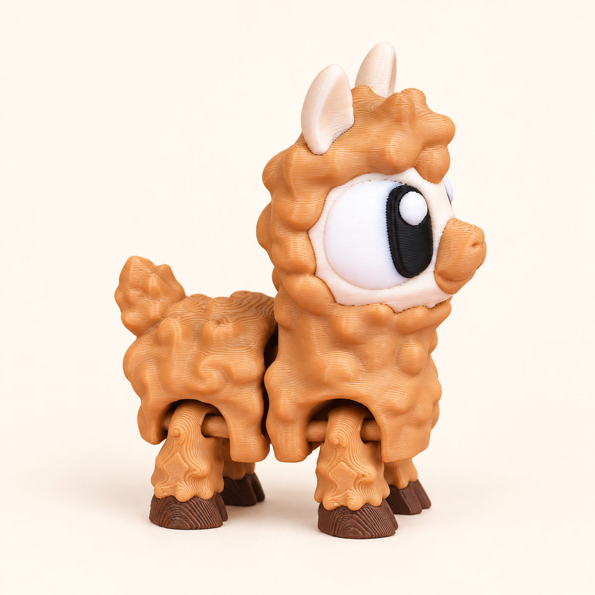 Flexi Alpaca design reference; one Alpaca is included in this five-animal bundle. Colours may vary.