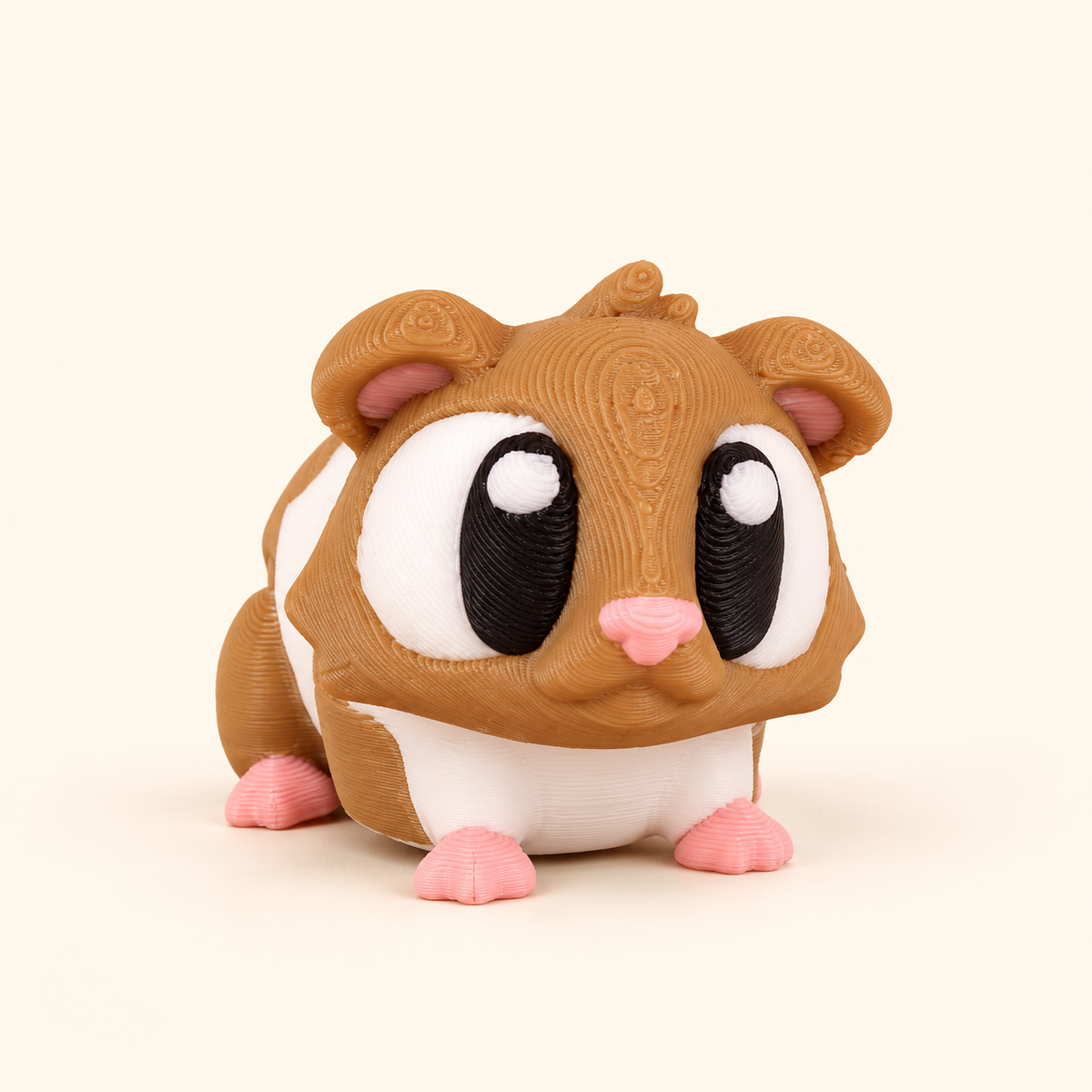 Flexi Guinea Pigs design reference; one Guinea Pigs is included in this five-animal bundle. Colours may vary.