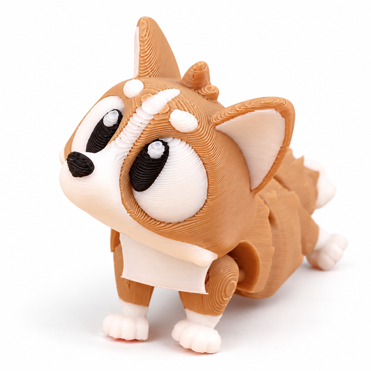 Flexi Corgi — included in Pawfect Pack — 5 Dogs; edited reference image on white.