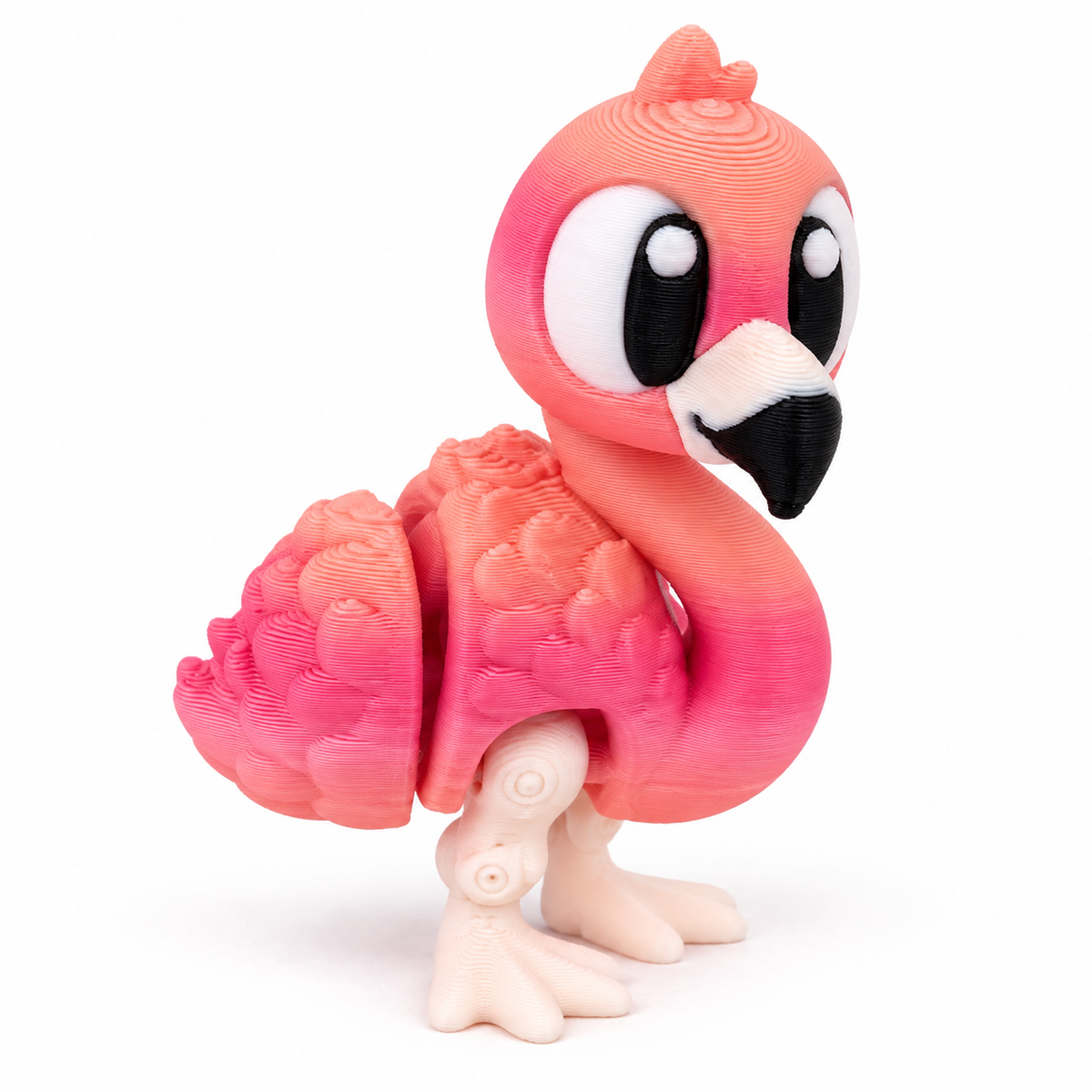 Flamingo — included in Pond & Wetland Pals — 4 Animals; edited reference image on white.