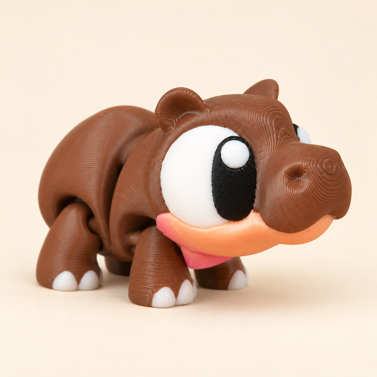Flexi Hippo — one included in the bundle; colours may vary