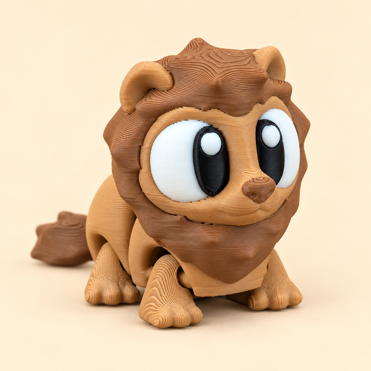 Flexi Lion — one included in the bundle; colours may vary