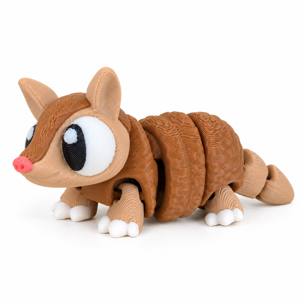 Flexi Armadillo — included in Sandy Trail Crew — 5 Animals; edited reference image on white.