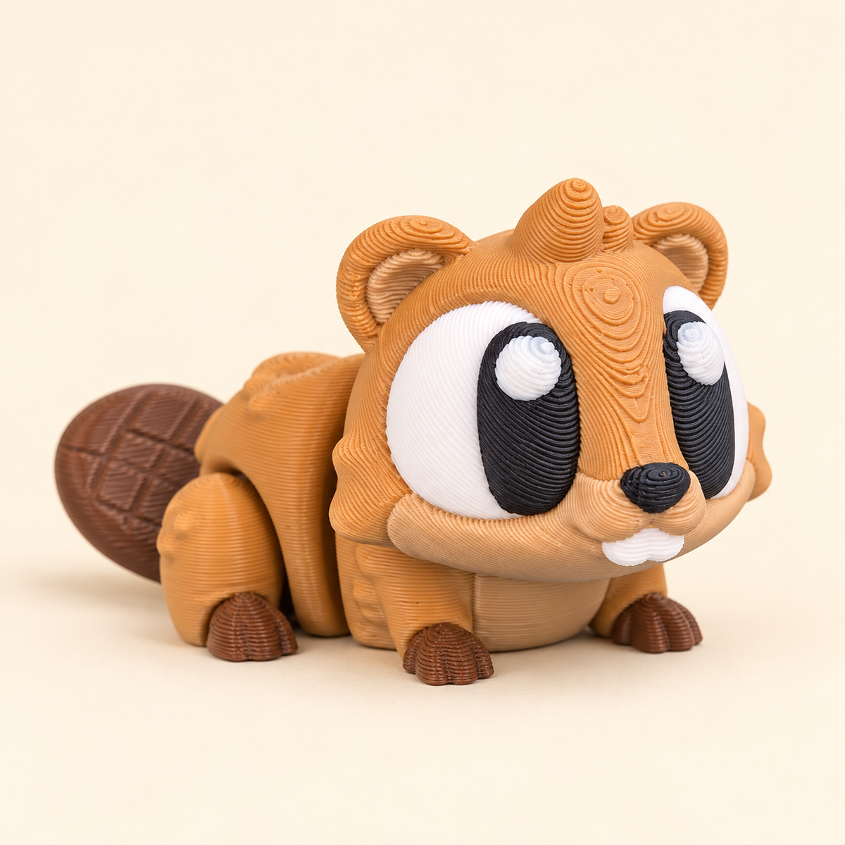 Flexi Beaver — one included in this bundle; colours may vary