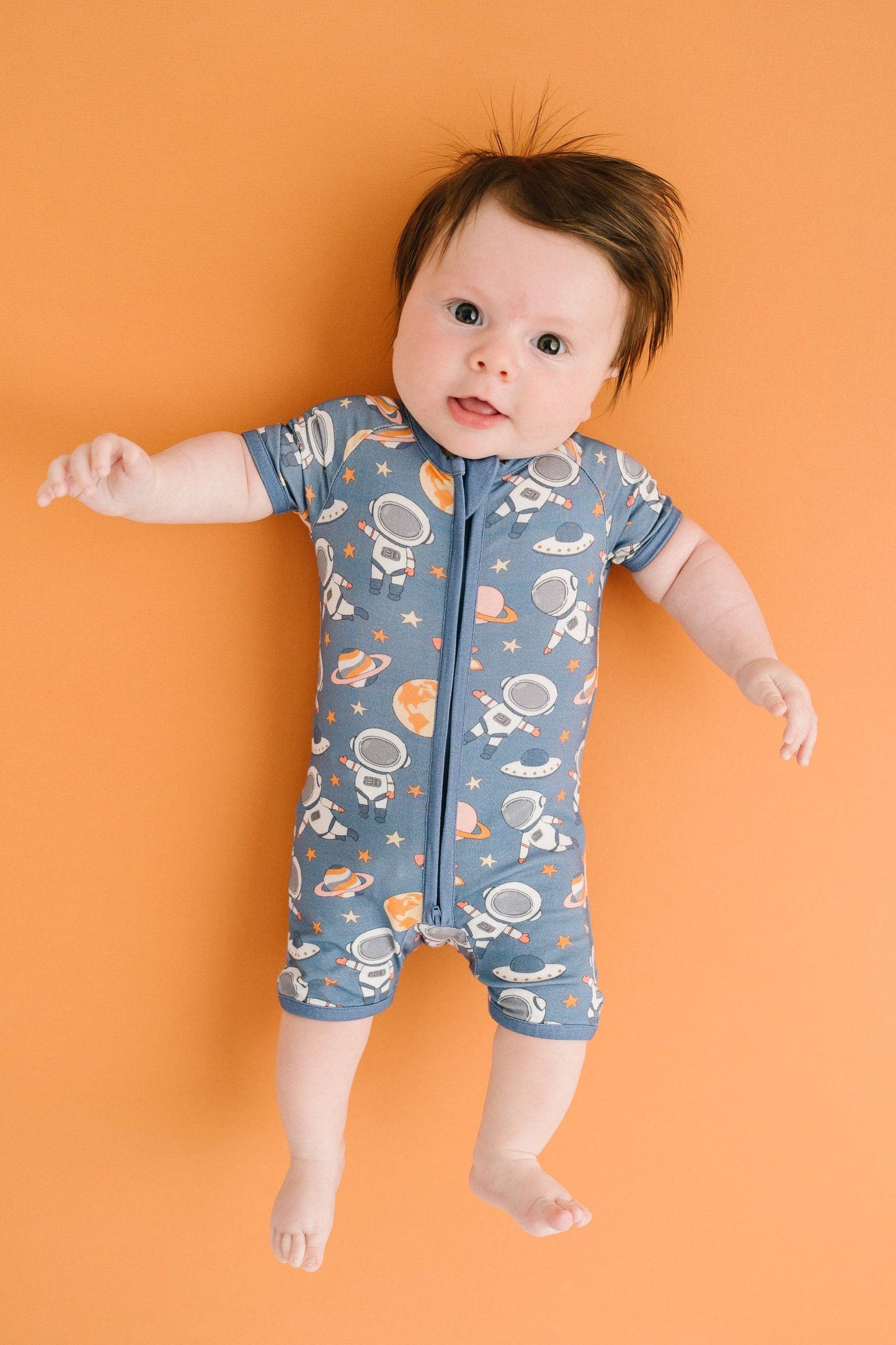 Astronaut Bamboo Short Romper