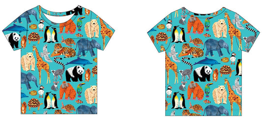 Wild Animals Pocket Tee