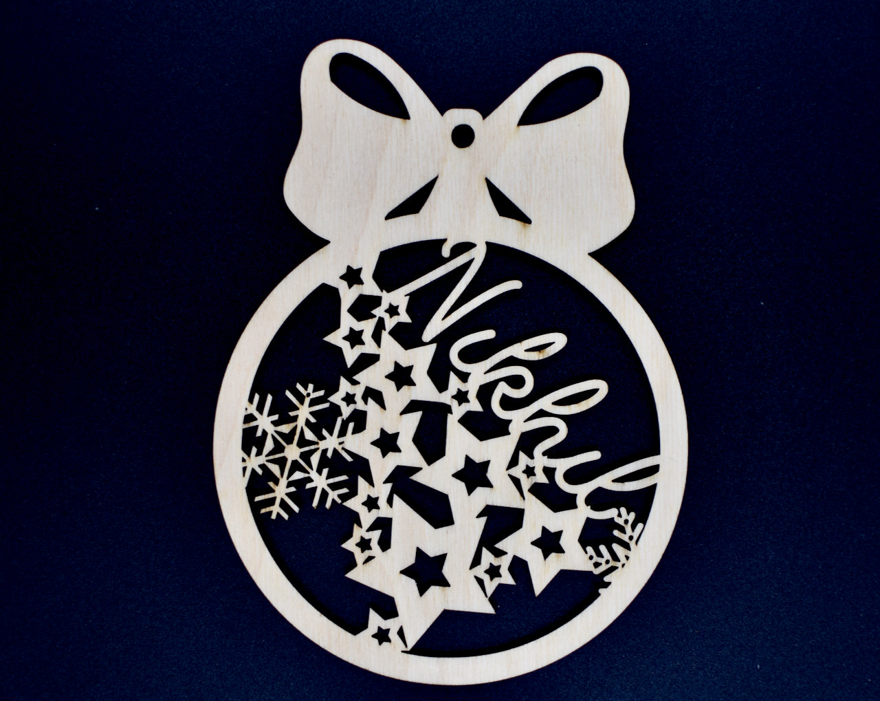 Personalized Christmas Ornament | Engraved | Bow Tie - HappyBundle