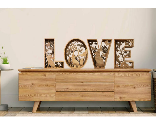 Letters Multilayer 3D - HappyBundle