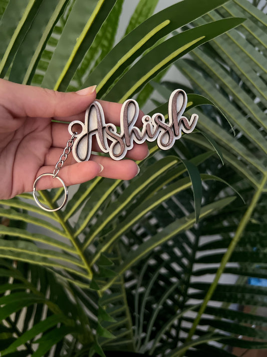 Wooden Keychain