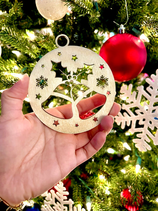 Christmas Ornament | Christmas balls |  Christmas Bell cut out design