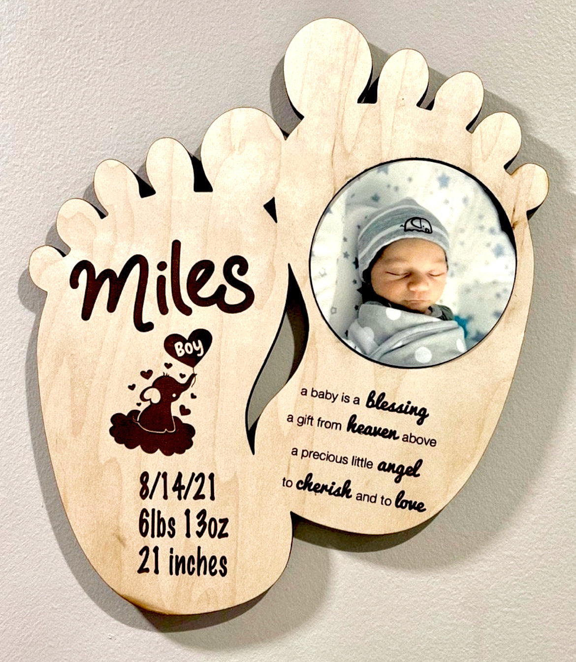 Baby Feet Photo Frame - HappyBundle